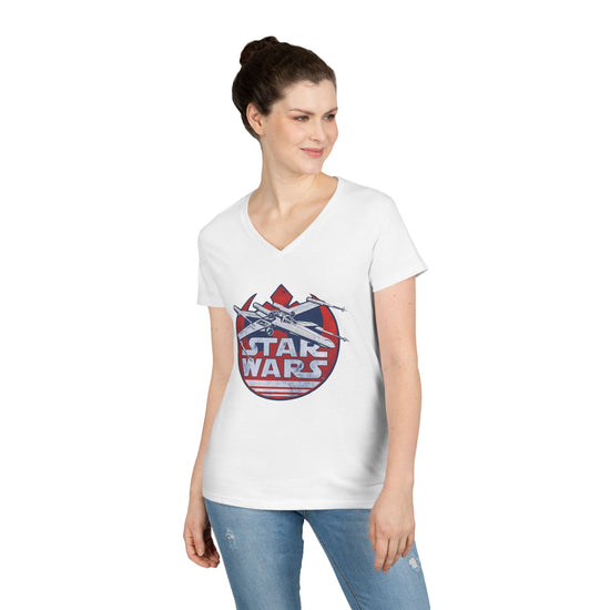Patriotic X-wing V-Neck Tee - Fandom-Made