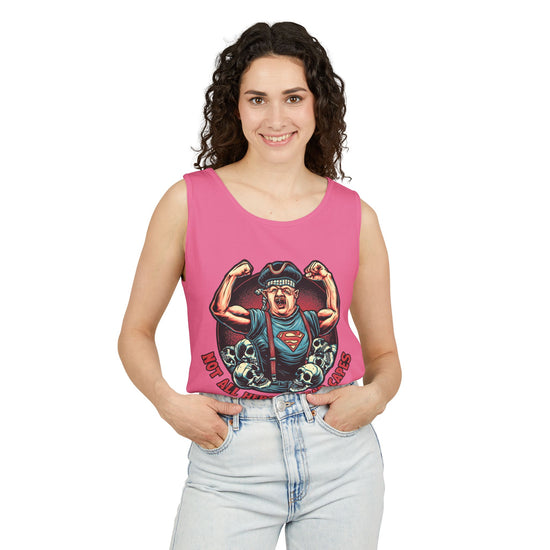 Not All Heroes Wear Capes Tank Top - Fandom-Made