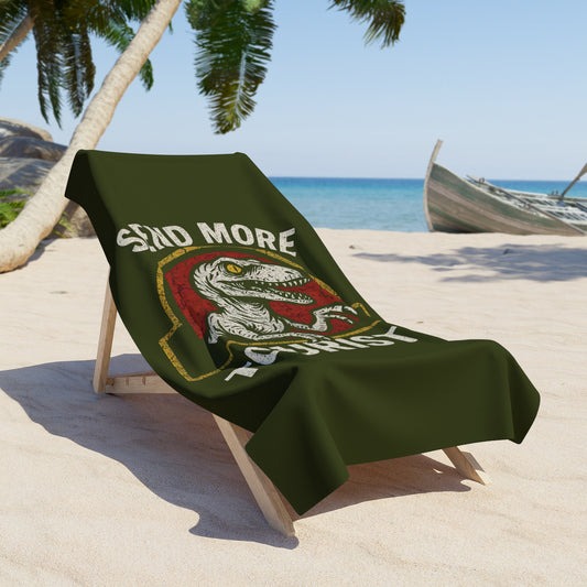 Send More Tourists Beach Towel - Fandom-Made