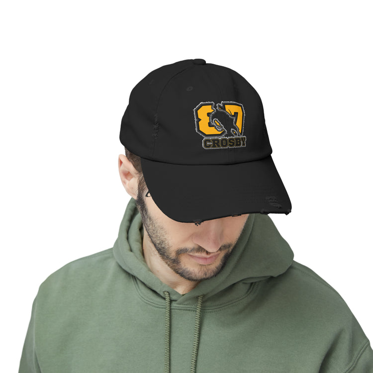 Crosby Distressed Cap - Fandom-Made