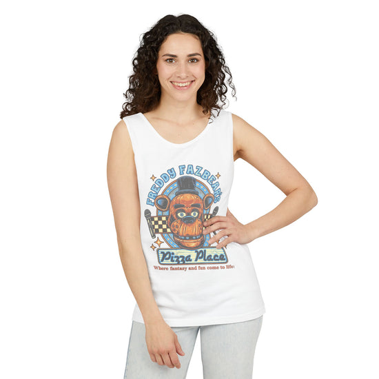 Freddy Fazbear's Pizza Place Tank Top - Fandom-Made