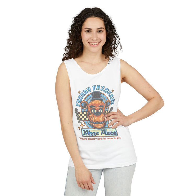 Freddy Fazbear's Pizza Place Tank Top - Fandom-Made