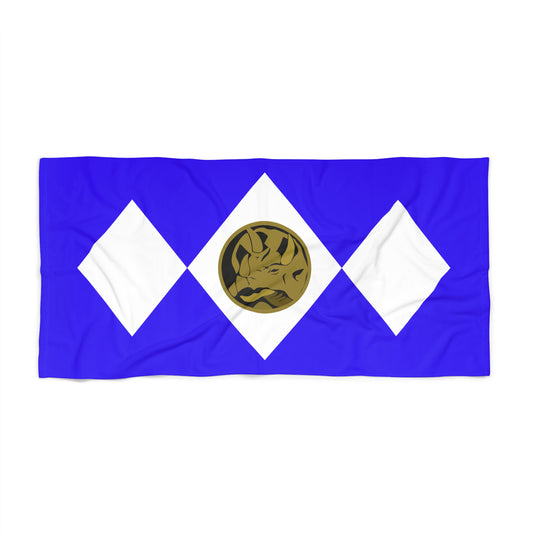 Blue Power Ranger Beach Towel - Fandom-Made