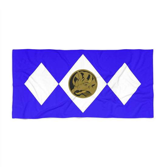 Blue Power Ranger Beach Towel - Fandom-Made