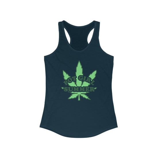 Pot Girl Summer Women's Racerback Tank - Fandom-Made