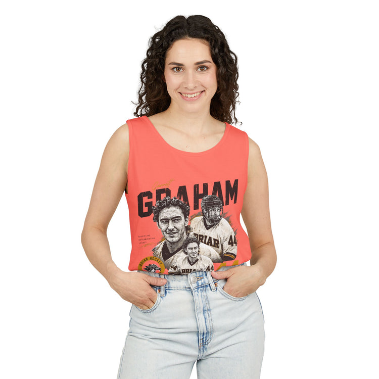 Graham Collage Unisex Garment-Dyed Tank Top