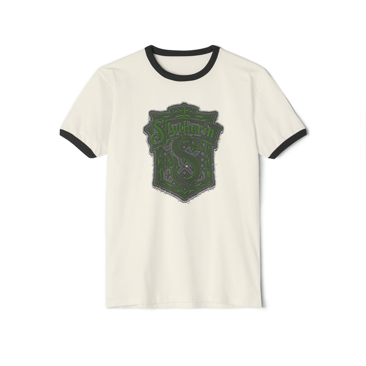 Slytherin Crest Ringer T-Shirt - Fandom-Made
