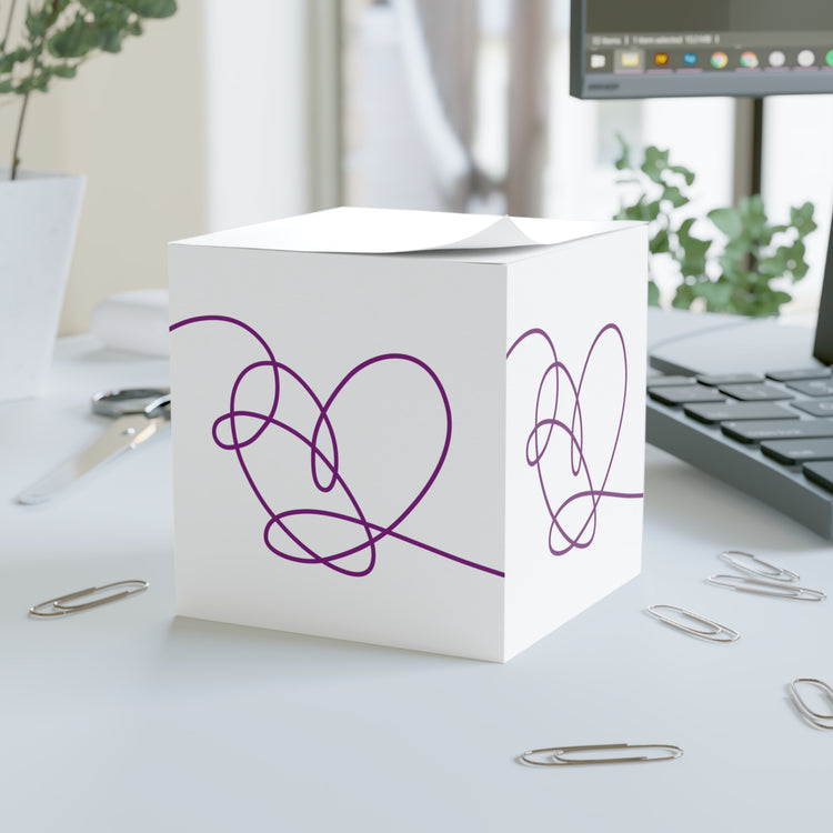 K-pop Heart Note Cube