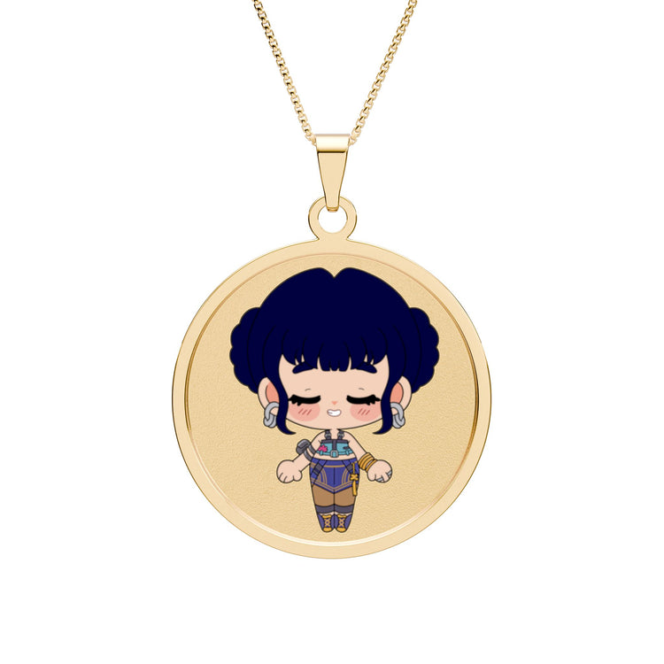 Zoey Round Photo Pendant