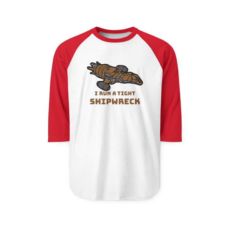 Tight Shipwreck 3/4 Raglan Shirt - Fandom-Made
