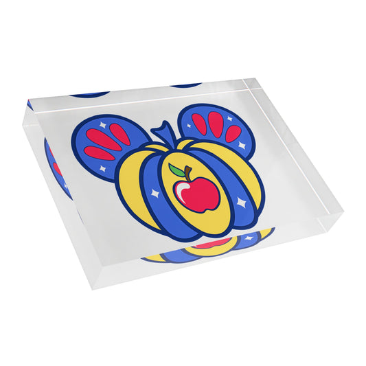 Snow White Pumpkin Photo Block