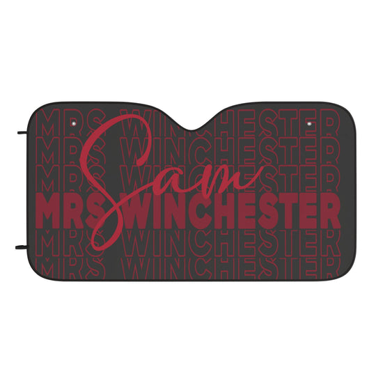 Mrs. Sam Winchester Car Sunshade - Fandom-Made