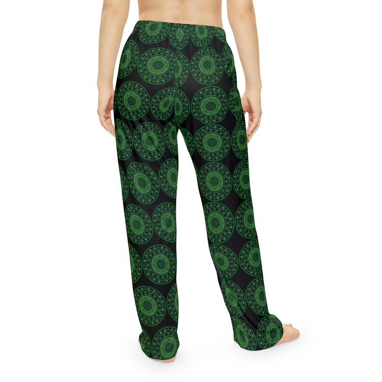 Weed Mandala Women's Pajama Pants - Fandom-Made