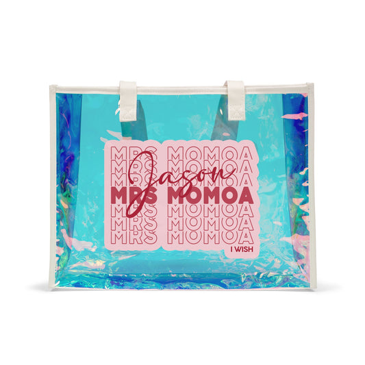 Mrs. Momoa Holographic Tote Bag