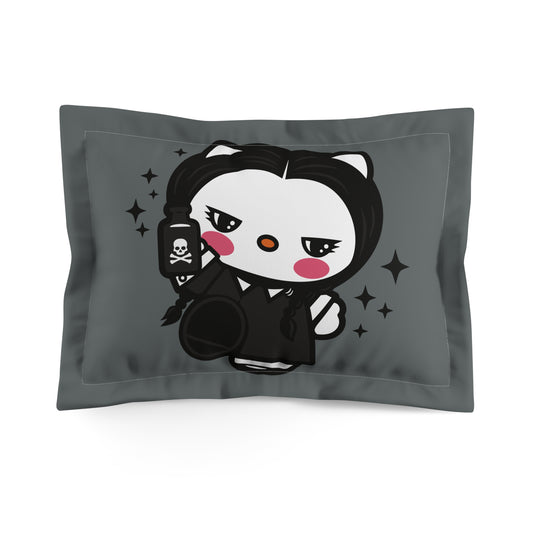 Wednesday Kitty Pillow Sham - Fandom-Made