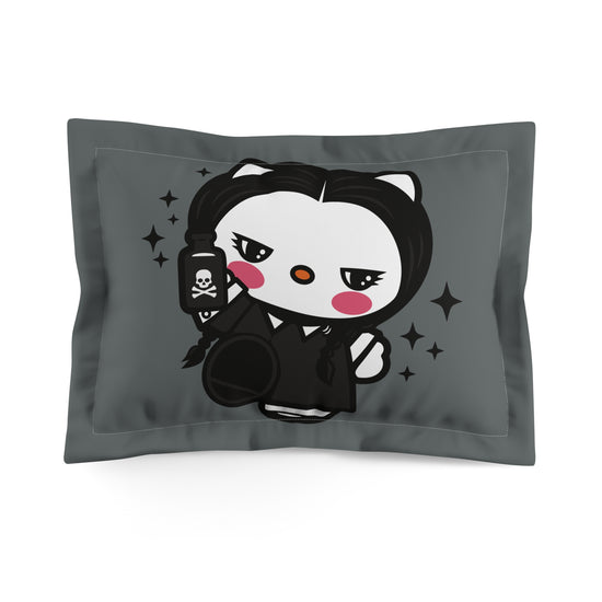 Wednesday Kitty Pillow Sham - Fandom-Made