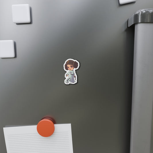 Princess Leia Die-Cut Magnet