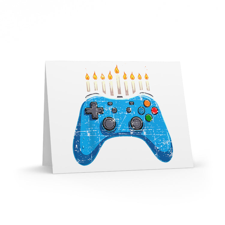 Hanukkah Gamer Greeting Cards