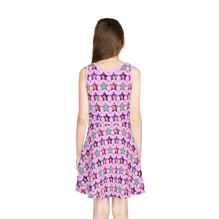 Huntrix Girls' Sleeveless Sundress - Fandom-Made