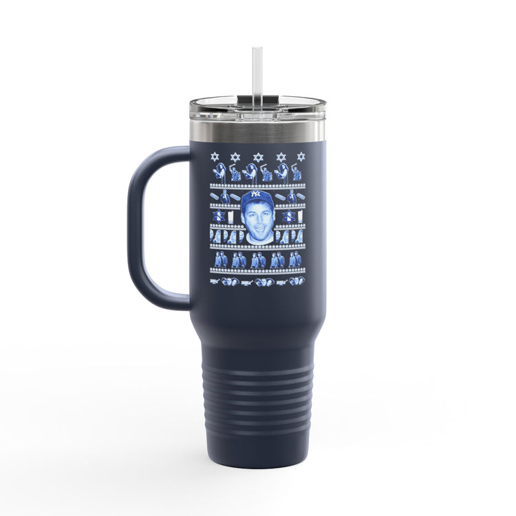 Adam Sandler Ugly Hanukkah Insulated Tumbler