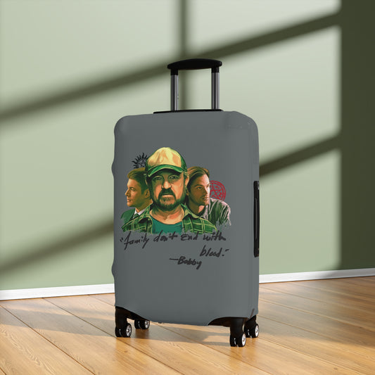 Family Don't End With Blood Luggage Cover