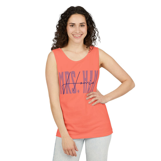 Mrs. Howie Han Unisex Garment-Dyed Tank Top - Fandom-Made