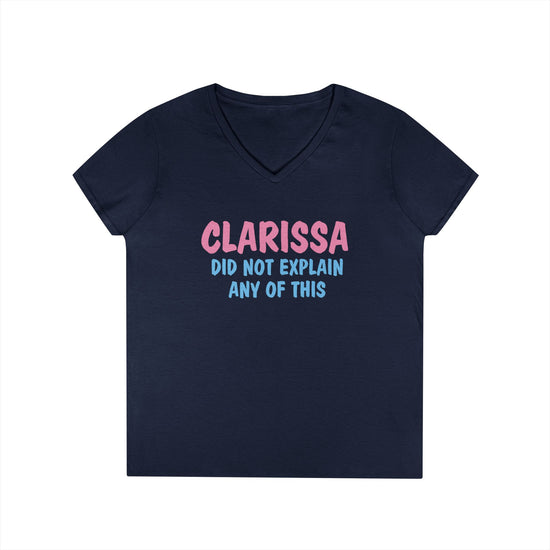 Clarissa Didn't Explain It All V-Neck Tee - Fandom-Made