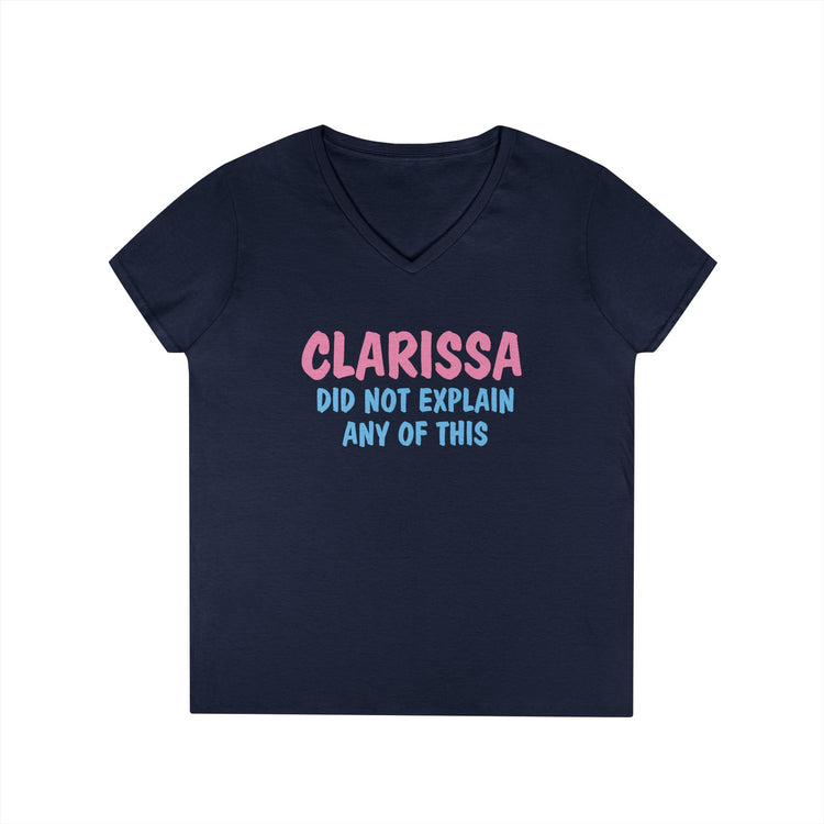 Clarissa Didn't Explain It All V-Neck Tee - Fandom-Made
