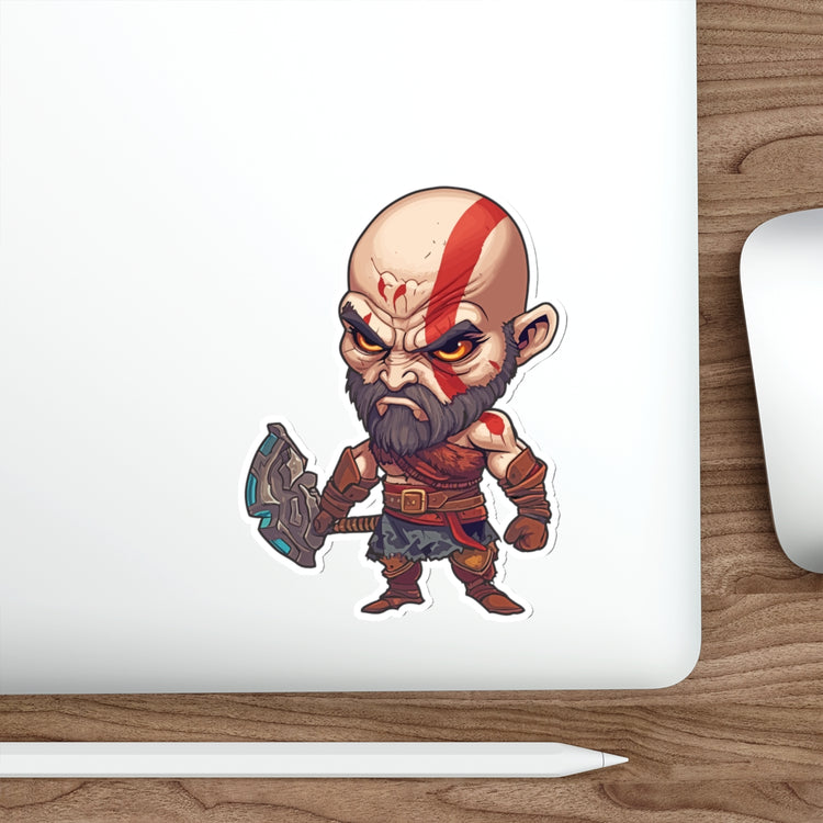 Kratos Die-Cut Stickers - Fandom-Made