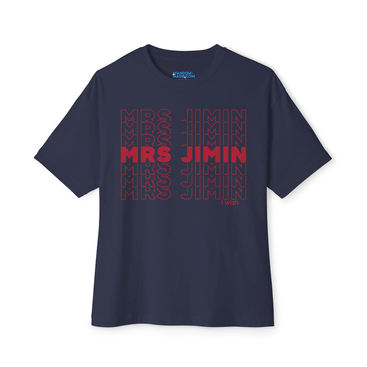 Mrs. Jimin Unisex Oversized Boxy Tee