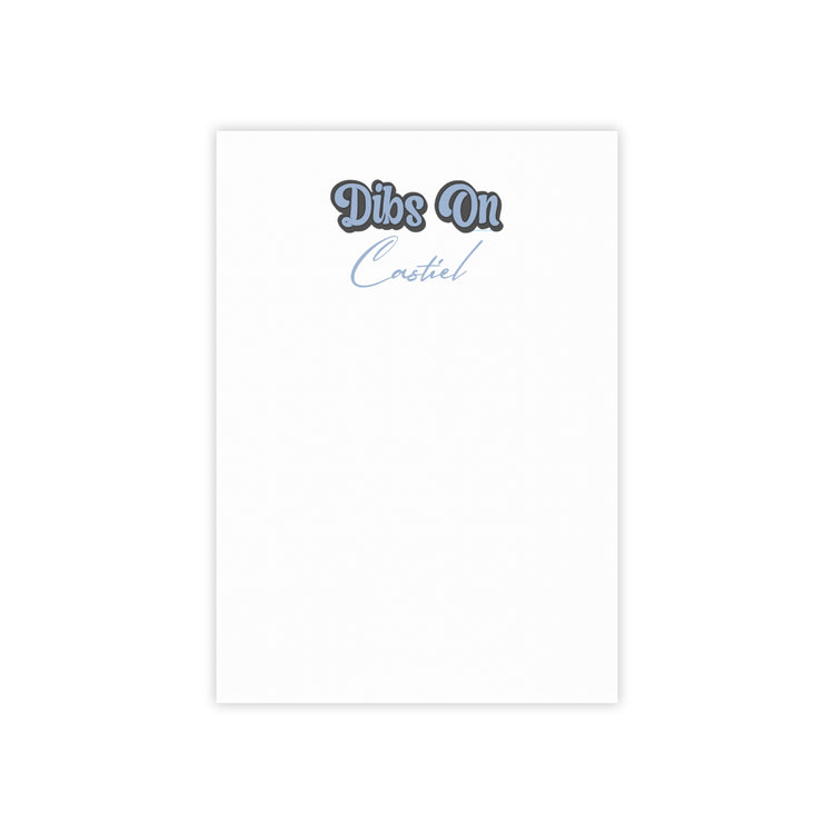 Dibs On Castiel Post-it® Note Pads - Fandom-Made