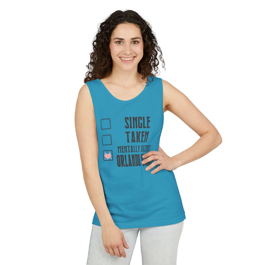 Mentally Dating Orlando Bloom Tank Top - Fandom-Made