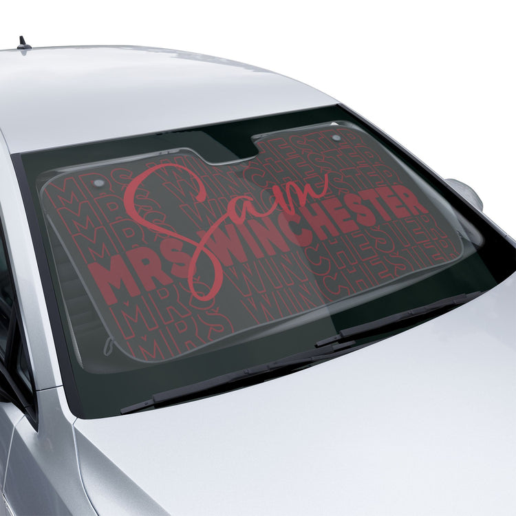 Mrs. Sam Winchester Car Sunshade - Fandom-Made