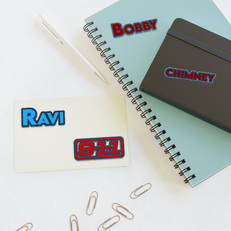 9-1-1 Names Set 2 Sticker Sheet