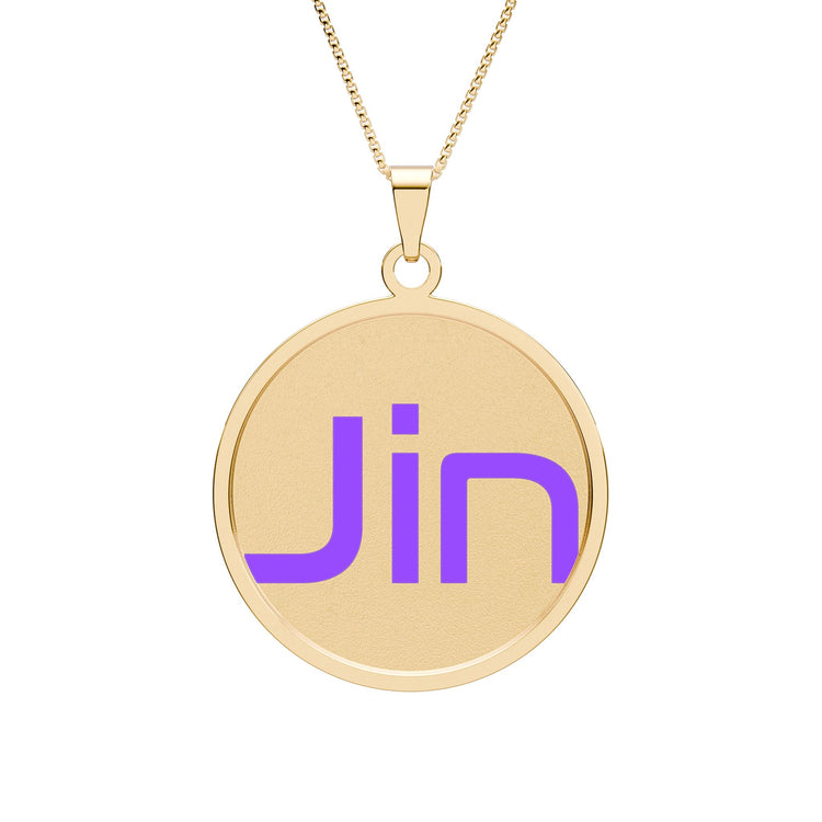 Jin Round Photo Pendant
