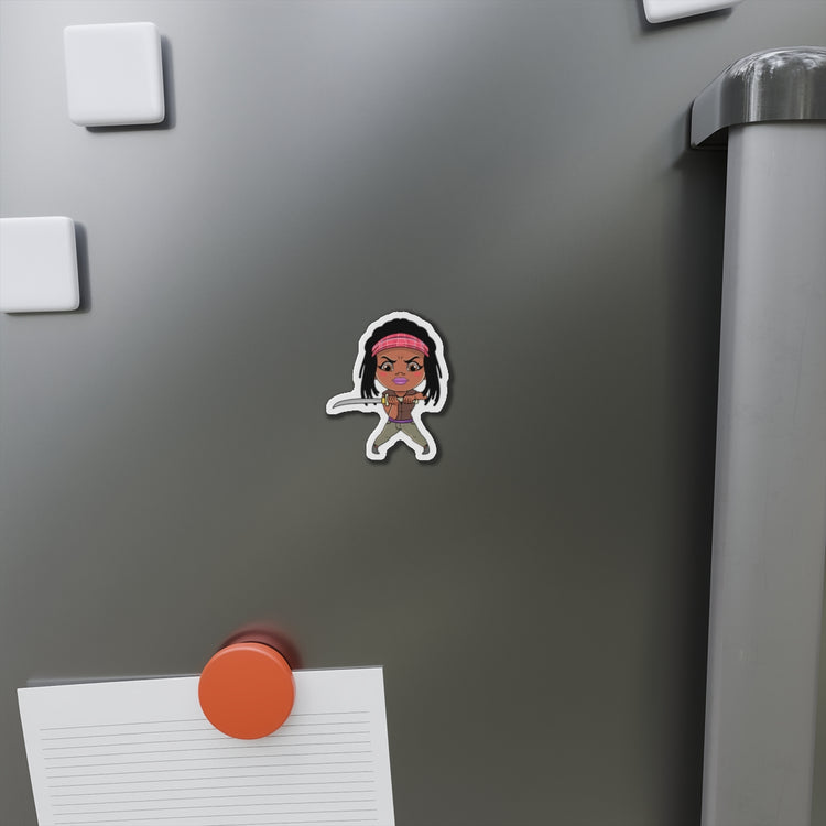 Michonne-Cut Magnet - Fandom-Made
