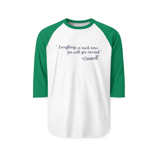 So Much More Fun 3/4 Raglan Shirt - Fandom-Made