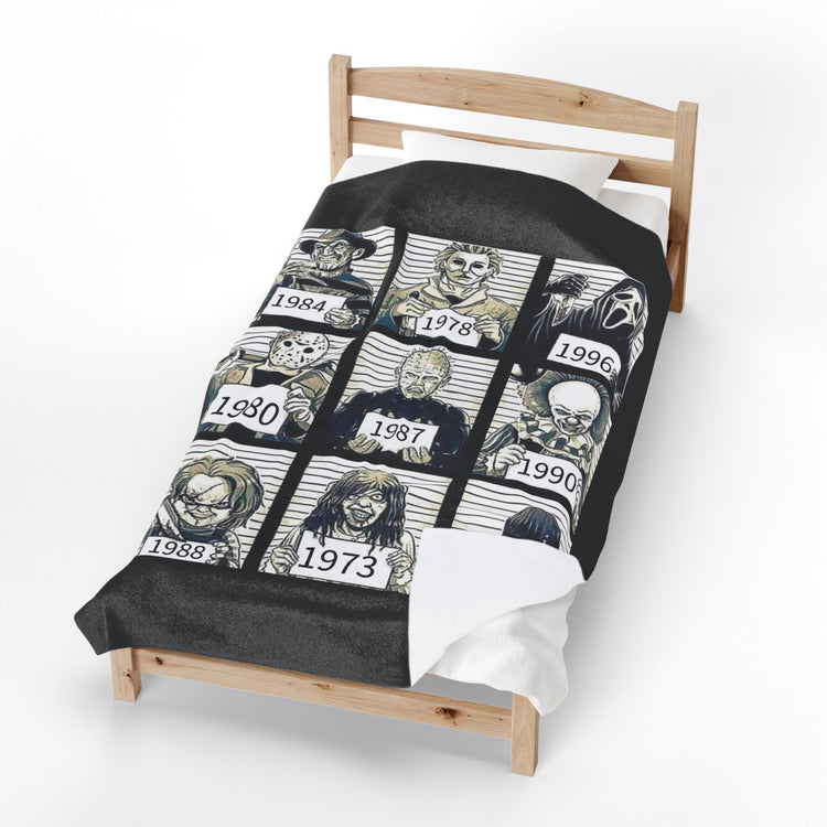Horror Havoc Velveteen Plush Blanket