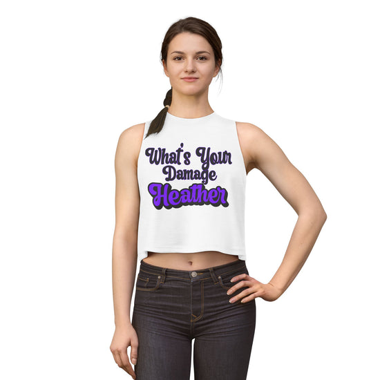 What's Your Damage Women's Crop Top - Fandom-Made