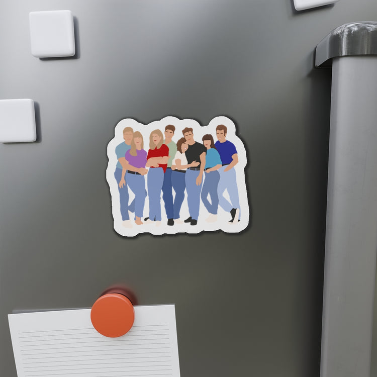 90210 Group Die-Cut Magnet - Fandom-Made