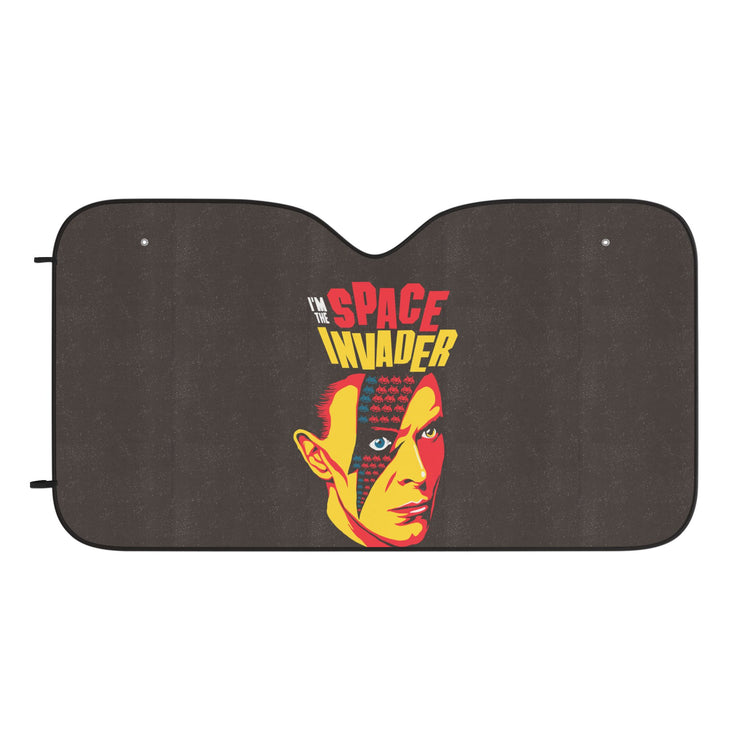 Bowie Space Invader Car Sun Shade