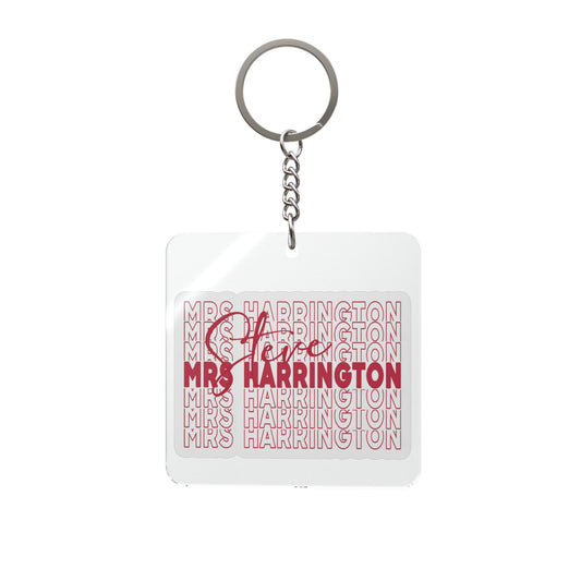 Mrs. Steve Harrington Square Keychain