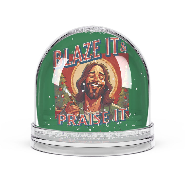 Blaze It Snow Globe