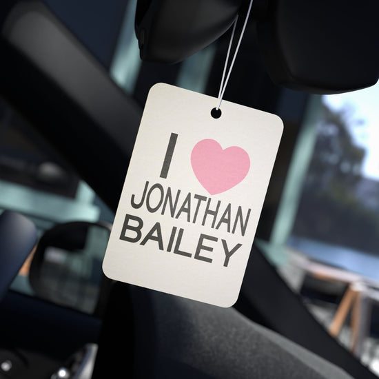 I Love Jonathan Bailey Car Air Freshener - Fandom-Made