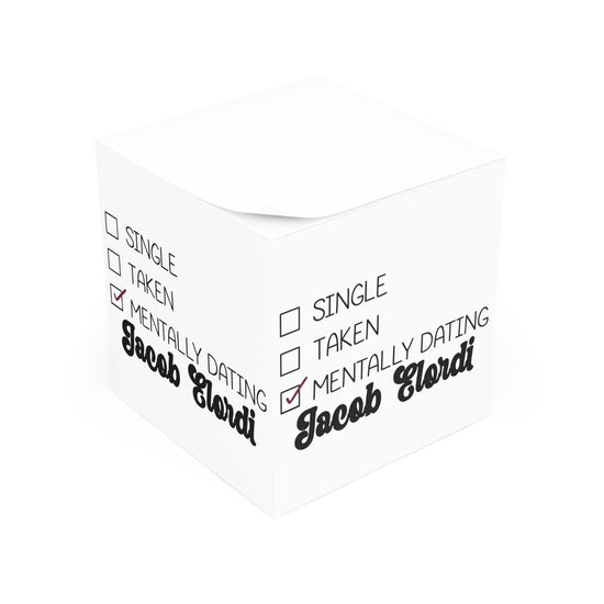 Mentally Dating Jacob Elordi Note Cube - Fandom-Made