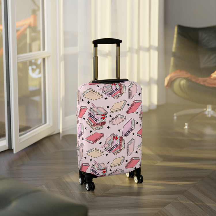 Romance Books Luggage Cover