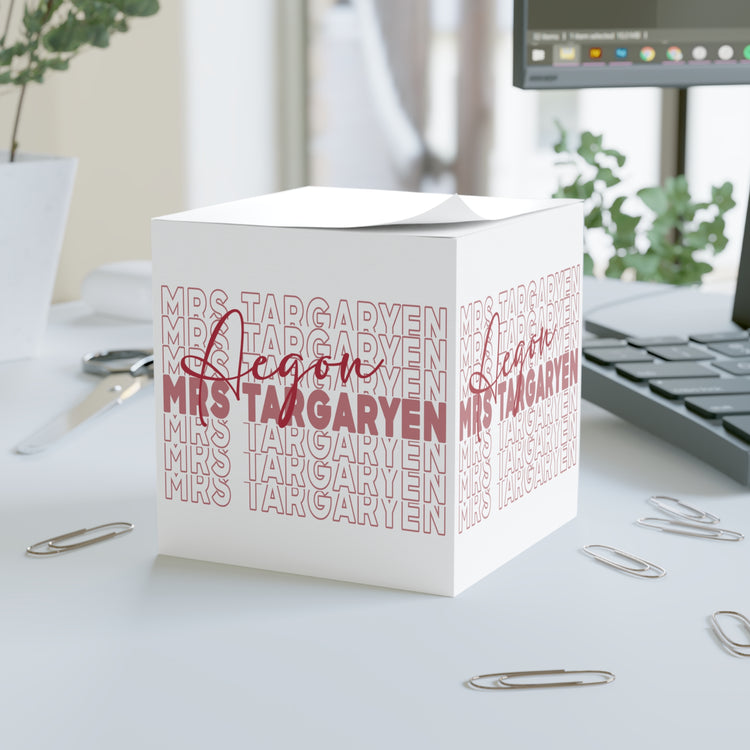 Mrs. Aegon Targaryen Note Cube