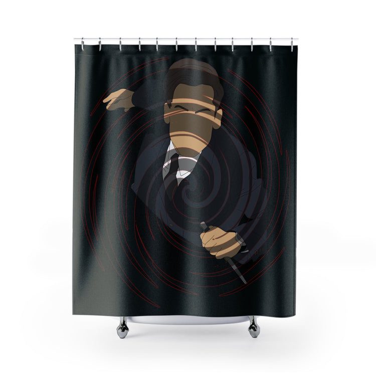 Number Five Shower Curtain