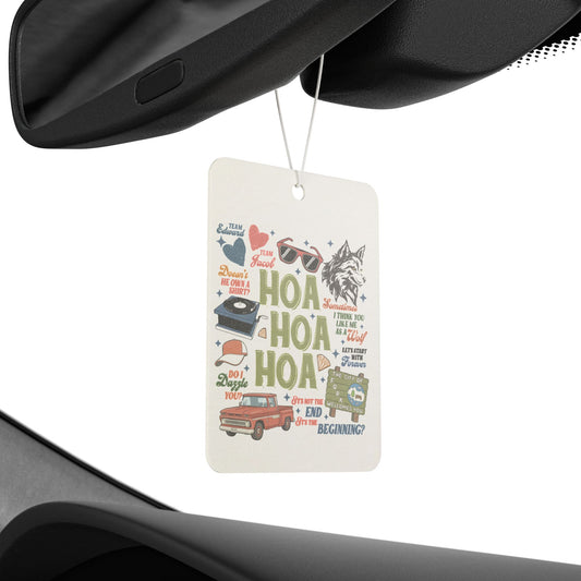 Hoa Hoa Hoa Car Air Freshener