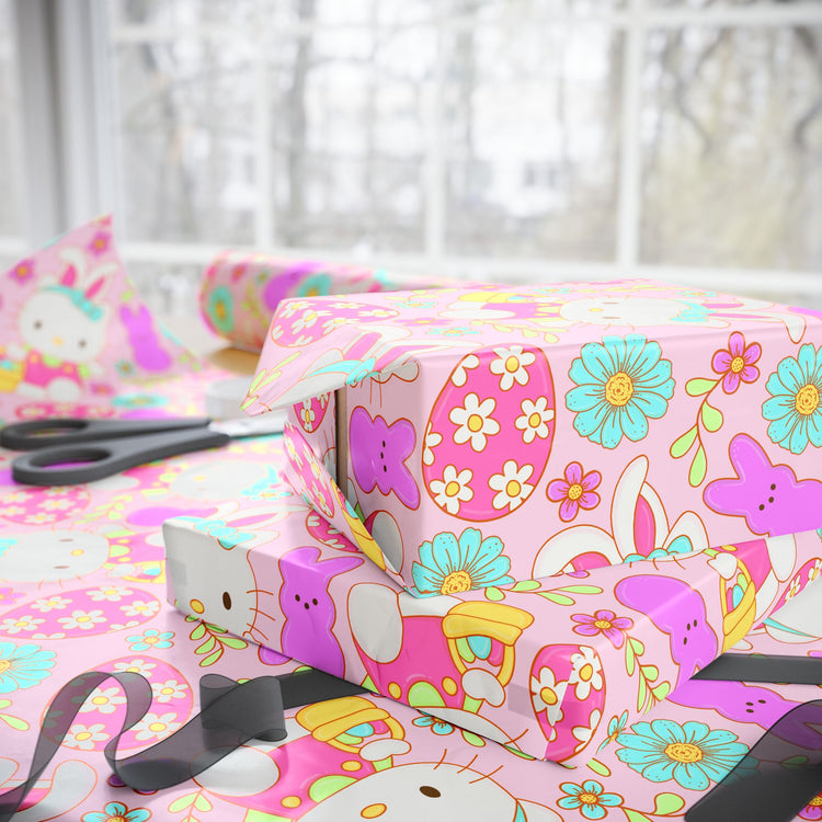 Easter Kitty Wrapping Paper